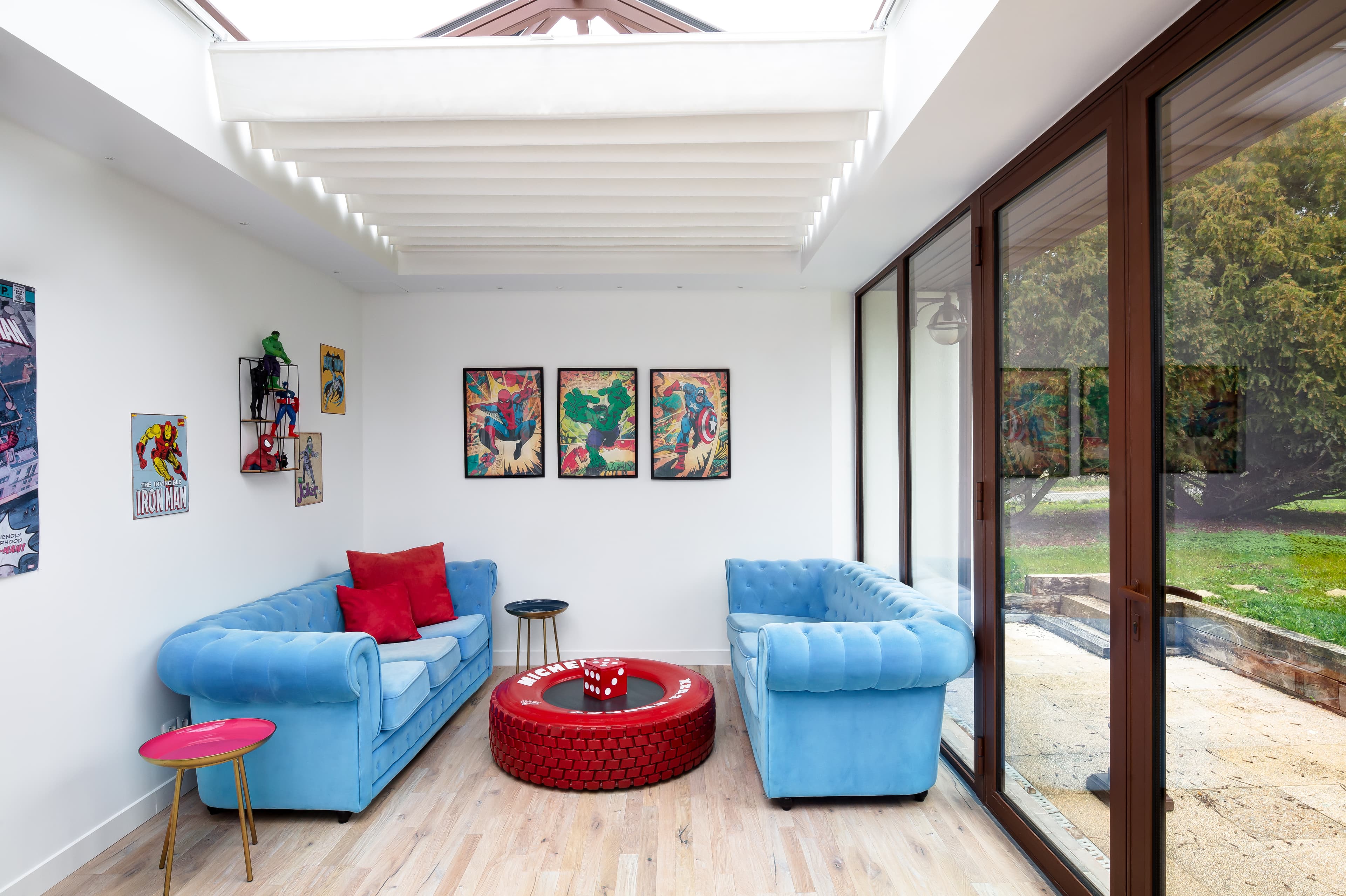 Store vélum anti-chaleur – Toiture plate