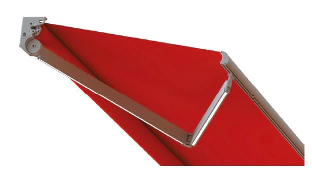 Store banne STORAL TRADITION - Vue d'ensemble coffre et toile déployée