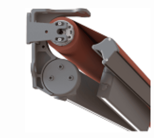 Store banne STORAL TRADITION + - Vue d'ensemble coffre et toile déployée